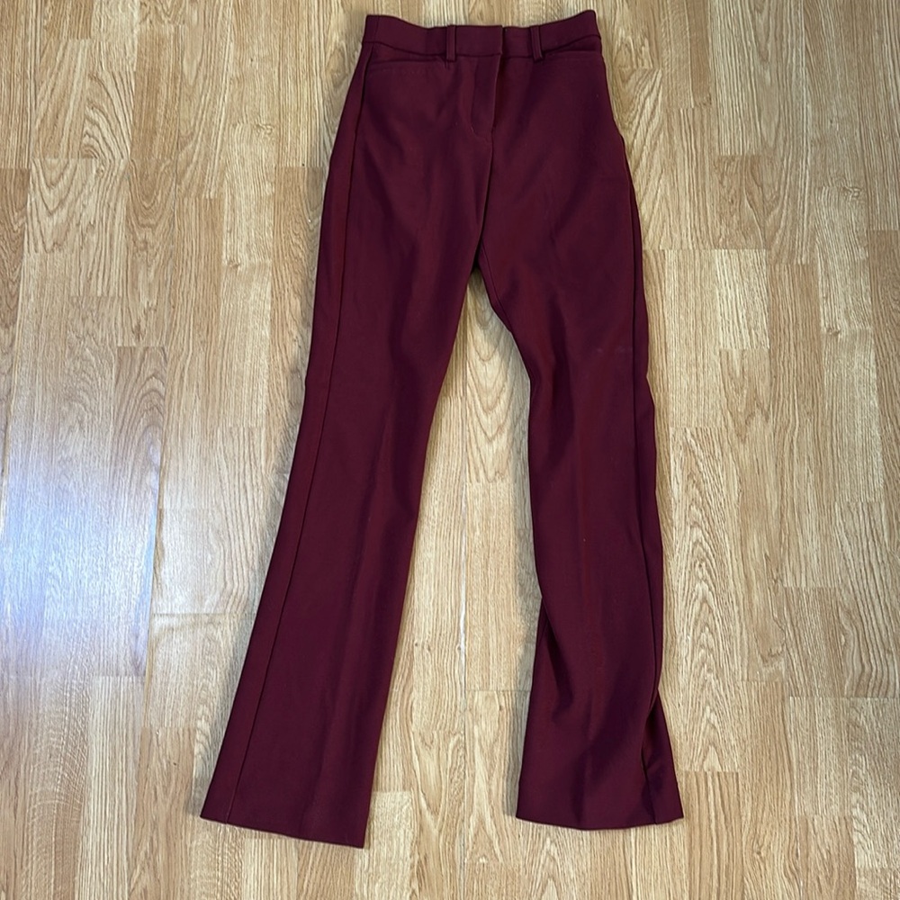 Expresss dress pants in wine red, used, size 00R